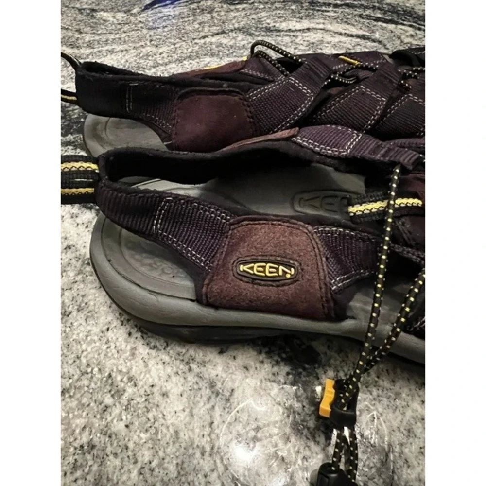 Keen Newport H2 Sport Sandals Mens 13 Brown Black Waterproof Hiking Trail